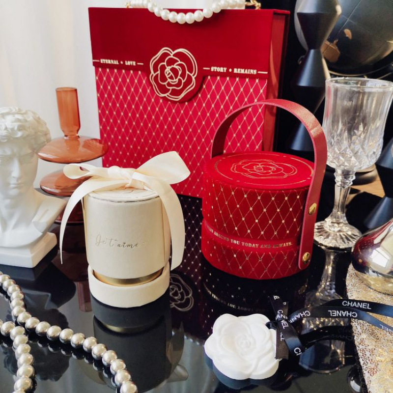 山茶花燕窝礼品盒空盒虫草海参石斛西洋参黑枸杞燕窝包装盒礼品盒