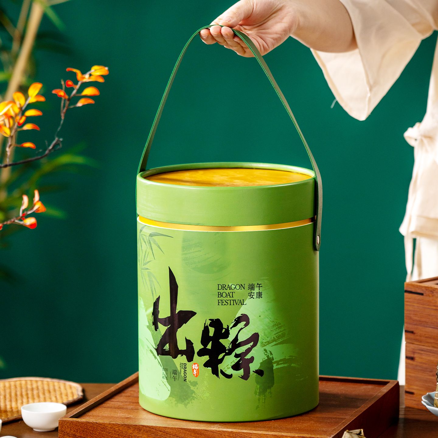 新款端午高档粽子礼盒图片