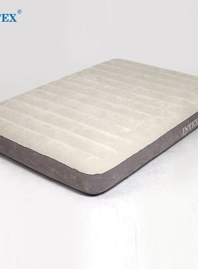 充气床垫单人植绒加厚充气床豪华户外白色充气床垫intex经销