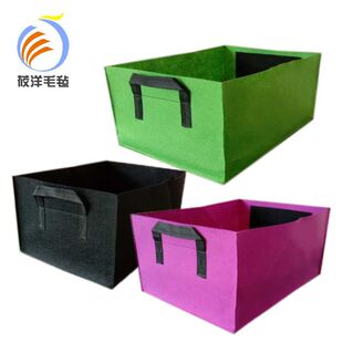 直销长方形种植袋毛毡无纺布草莓西红柿蔬菜美植袋花卉育苗袋