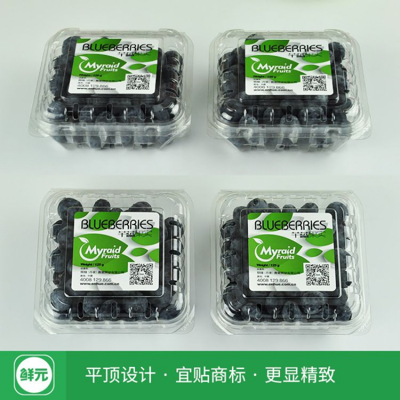 鲜元PET草莓树莓包装盒