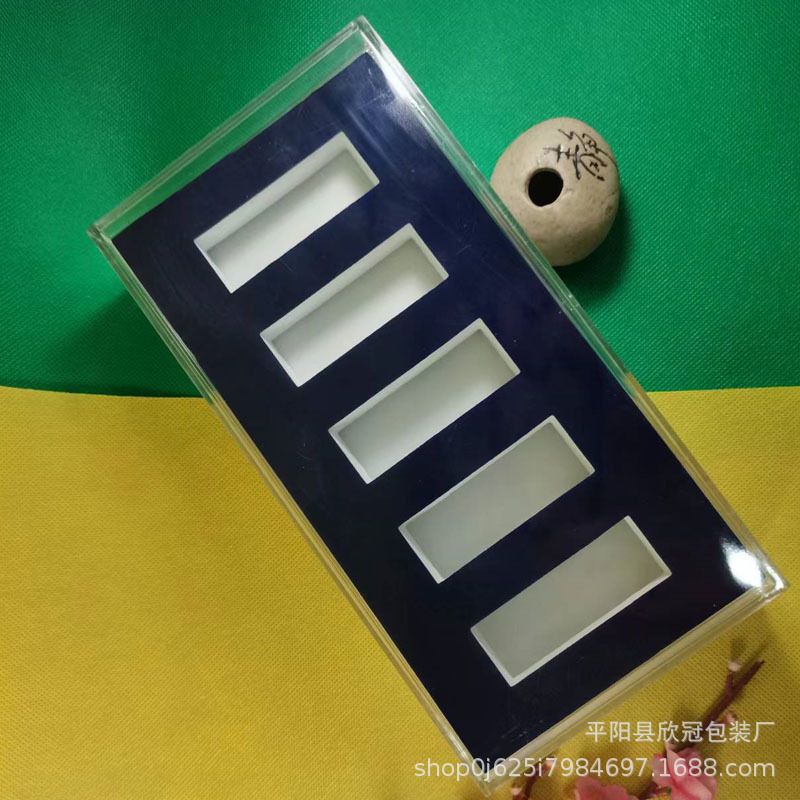 亚克力透明盒虫草礼盒燕窝西洋参铁皮枫斗保健品四方盒可磨砂工艺