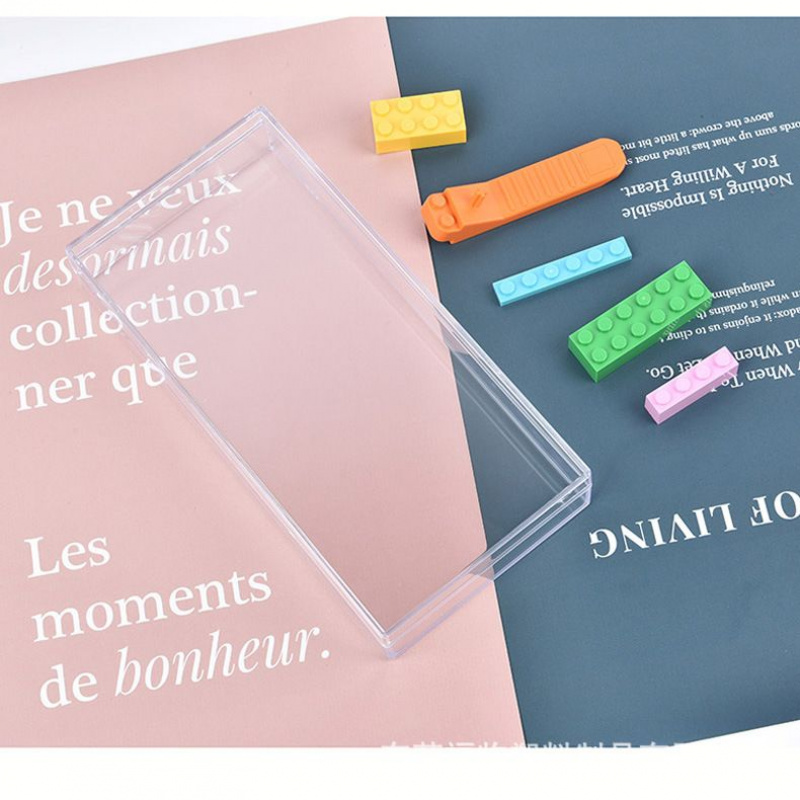 新款透明天地盖塑料盒包装首饰礼