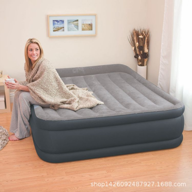 INTEX双人充气床垫带枕头