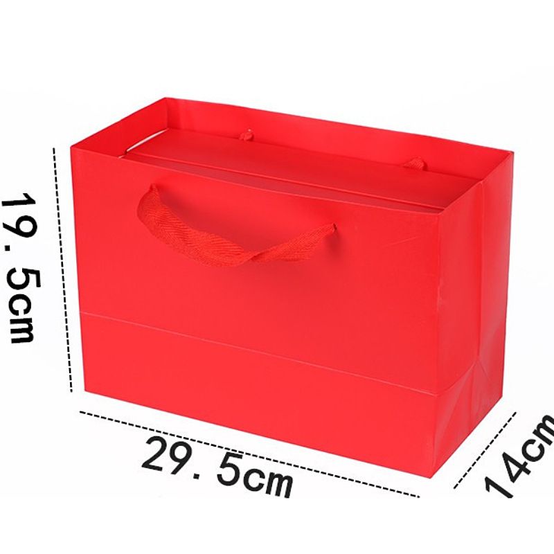 通用牛皮纸烟酒袋外卖打包袋特产礼品袋茶叶包装盒礼手提袋pc礼盒