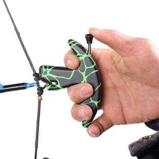 弓箭撒放器复合弓箭射击射箭配件户外火球握式撒放自动夹箭支器材