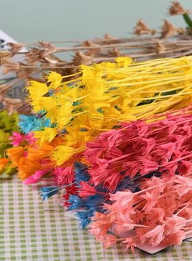 八角真花永生花压花装饰道具