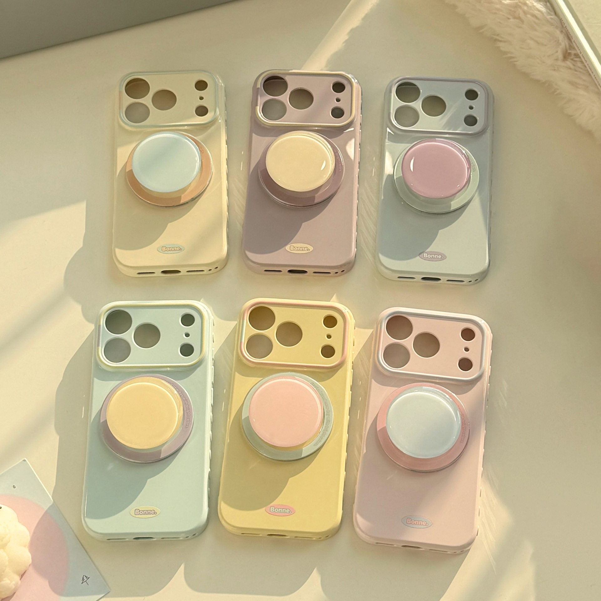 【17相机触控按键包裹】个性纯色简约磁吸适用苹果17手机壳新款iPhone17promax全包防摔17PM亮面磁吸支架软壳