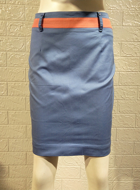 RMEO/浪漫一身夏季中长款腰裙女休闲一步包臀裙中裙纯色内衬纱