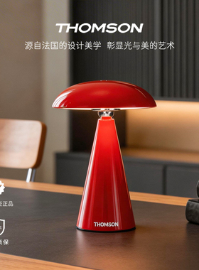 汤姆逊高级氛围灯卧室床头灯客厅书房桌面充电台灯结婚陪嫁长明灯