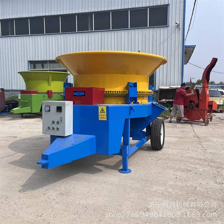 养牛场草捆圆盘式粉碎机 锤片式打草碎草机 大进料口式桶状粉草机