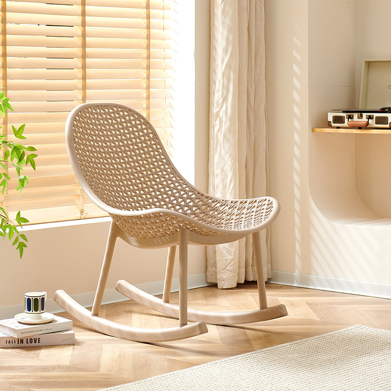 简约摇椅阳台桌椅家用客厅卧室躺椅休闲椅大人摇摇椅懒人沙发椅子