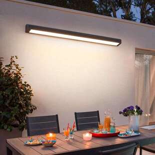 新款室内入户简约防雨户外长条户外长条灯门厅阳台超亮壁灯链