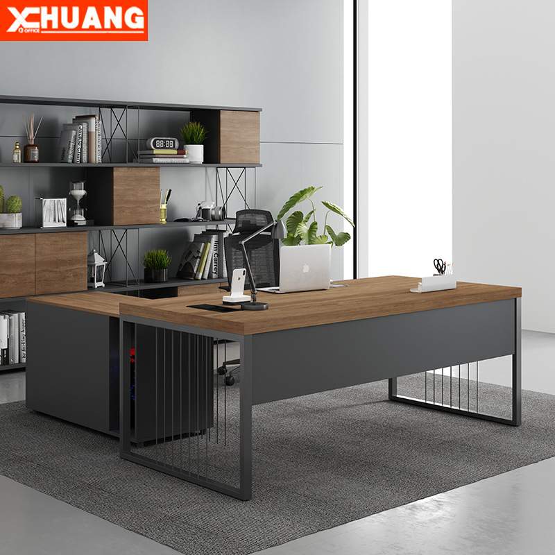 办公桌简约现代主管桌经理办公室桌子单人班台老板桌办公桌椅组合