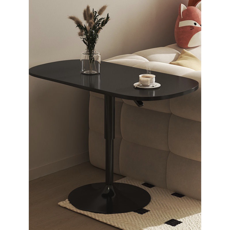 可移动电脑桌客厅沙发岩板边几升降小桌子家用卧室写字桌小茶几