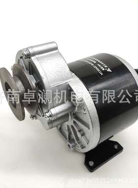 350W24V36V尤奈特直流减速有刷电机MY1016Z3皮带轮电机