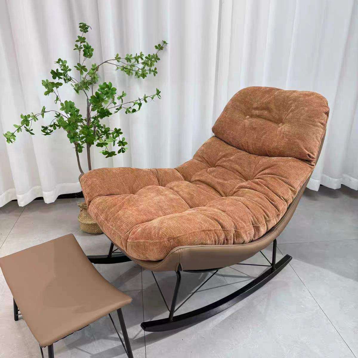 懒人沙发摇摇椅客厅现代简约躺椅休闲单人椅阳台卧室坐椅单椅