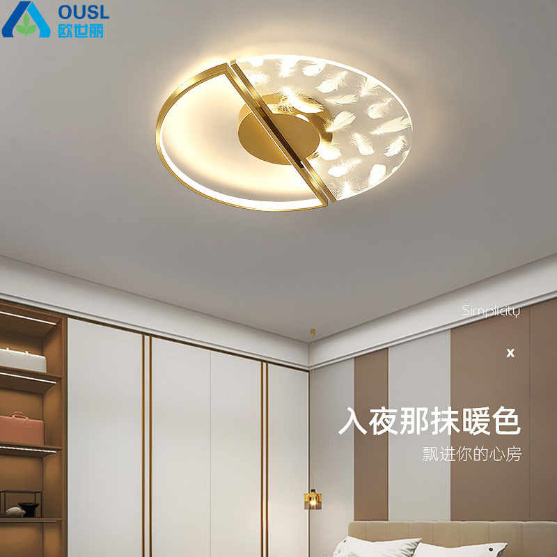 卧室灯新款现代简约家用灯具北欧轻奢LED满天星客厅吸顶灯