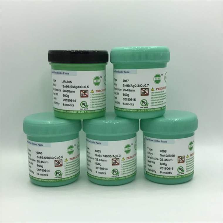 贴片锡膏JRHL305高温焊锡浆9037/中温6353锡浆6404低温9358焊锡膏