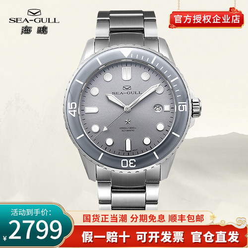 海鸥水鬼手表海洋之星潜水表