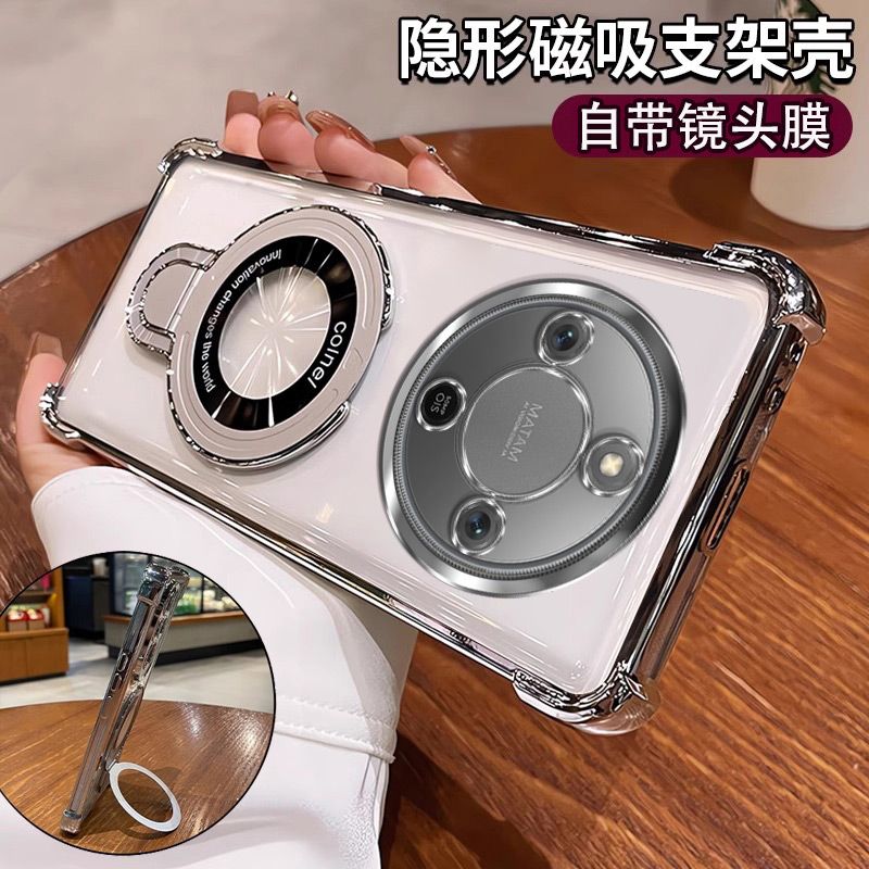 适用于荣耀X9D海外版手机壳带镜头膜honorx9d保护套气囊防摔honor硅胶软壳case男女新款全包透明MTN-NX1外壳