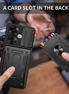 适用一加NordN30SE手机壳气囊防摔全包OnePlus Nord N30SE保护套推窗镜头磁吸指环1+nordn30se装咭片收纳卡包
