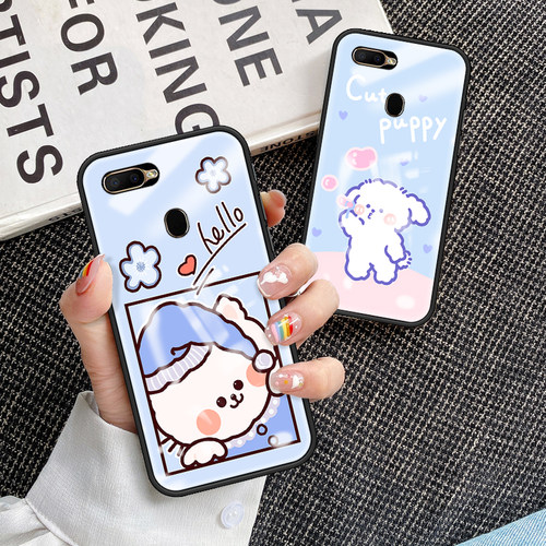 OPPOF9钢化玻璃潮牌保护套