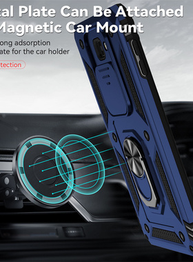 适用三星J7prime手机壳保护硅胶套j7prime全包防摔j7prime磁吸一体指环Galaxy滑盖推拉窗Samsung男女款外壳子