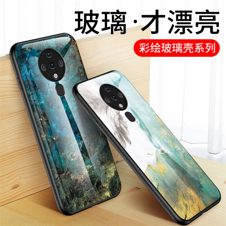 适用Tecno Spark 6手机壳全包防摔KF7硅胶保护套传音tecno Spark 6 GO彩绘大理石纹KE5j男女款spark6外壳子go