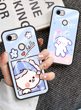 适用谷歌pixel3手机壳全包防摔Google pixel3XL硅胶保护套PIXEL3A彩绘卡通玻璃pixel3axl男女新款pixel软外壳