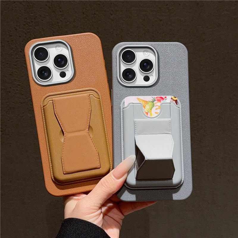适用苹果16promax手机壳带支架卡包iphone15pro保护套ip14plus超薄ipone13por硅胶外壳12max防摔i11p插卡puls