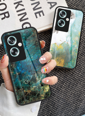 适用一加NordN30SE手机壳男女款大理石OnePlus Nord N30SE硅胶保护套全包防摔1+nordn30se软外壳case彩绘玻璃