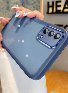 适用OPPOA74手机壳5G版带镜头膜oppoA74硅胶保护套A745G透明护镜网红男女新款CPH2197全包防摔a74外壳CPH2263