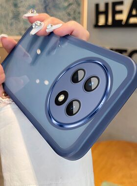 适用华为NovaY91手机壳新款带镜头膜Huawei nova Y91硅胶保护套STG-LX1全包防摔网红男女LX2超薄透明护镜软壳