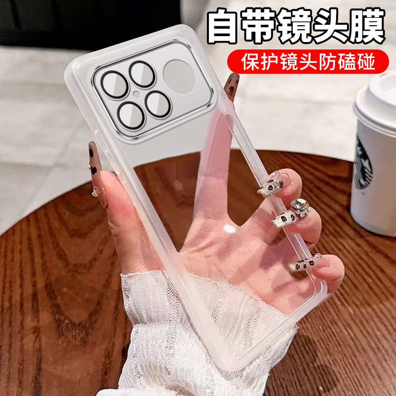 适用于红米K90Pro Max手机壳带镜头膜小米redmik90promax保护套全包防摔por硅胶软壳redmi男女新款pormax外壳