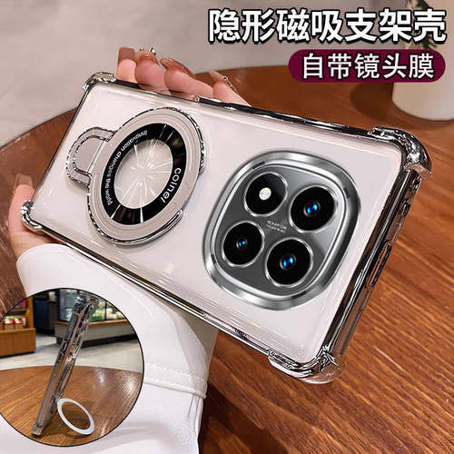 适用于小米POCO M8手机壳带镜头膜pocom8pro保护套气囊防摔pcom硅胶软壳海外版5G香港国际por外壳全包透明八p