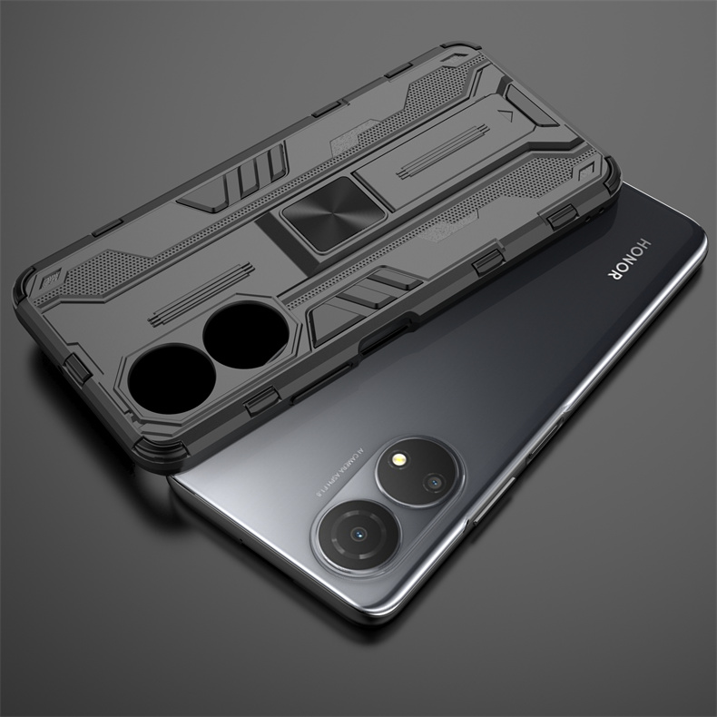 适用华为荣耀X7手机壳5G版保护套HonorX7全包镜头荣誉x7气囊军事防摔华为CMA-LX2隐形磁吸收纳指环软外壳男款