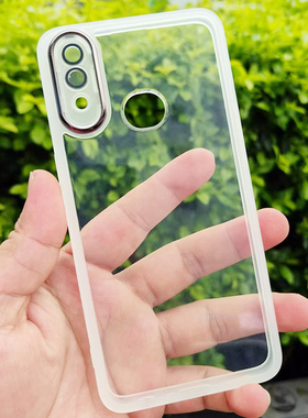 适用三星A20手机壳A10S硅胶保护套Galaxy A30新款带镜头膜SM-A205F全包防摔超薄透明软壳3星a20简约男女A305F