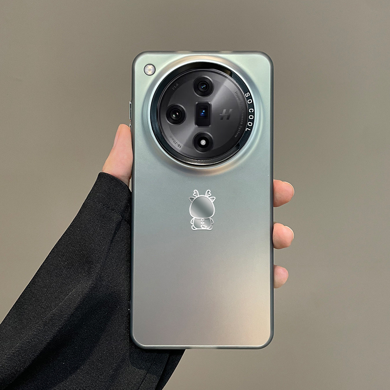 适用oppofindx7双层imd龙手机壳