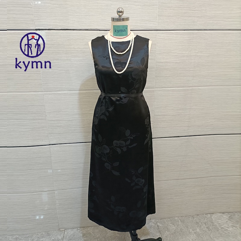 kymn前后双穿蚕丝花萝裙子送腰带