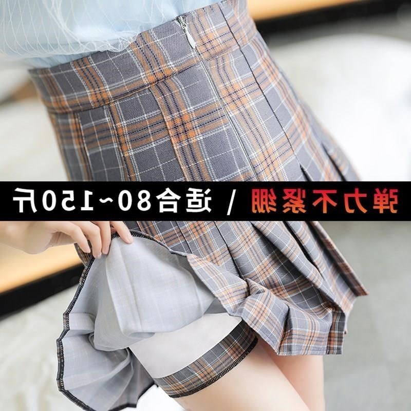 格子短裙可愛夏季擺裙百褶裙防走光春季魚尾裙女士清新粉色顯瘦在類目 女裝/女士精品, 半身裙中 - 來自Buy2taobao.com提供專業的淘寶代購服務