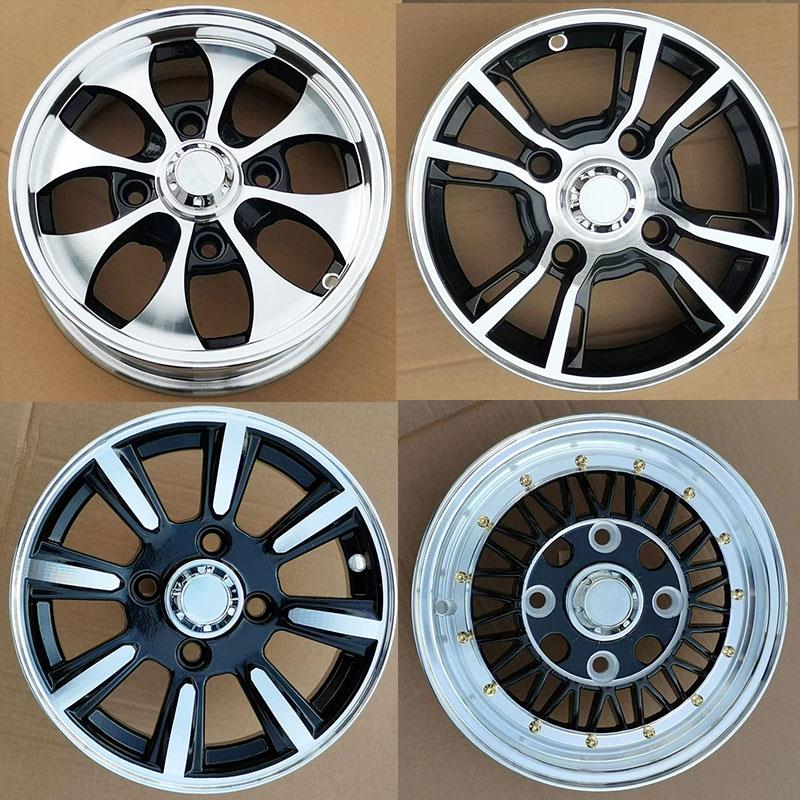 12寸铝钢圈1457012电动四轮车155/70-12铝合金轮毂135/70r12安装