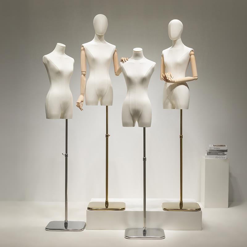 韩版锁骨模特道具小胸人偶服装店橱窗专用人体女装展示架半身假人