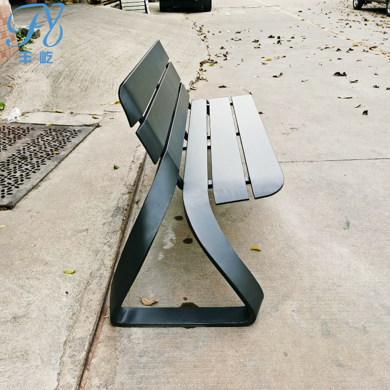 公园椅户外铁艺靠背休息广场小区