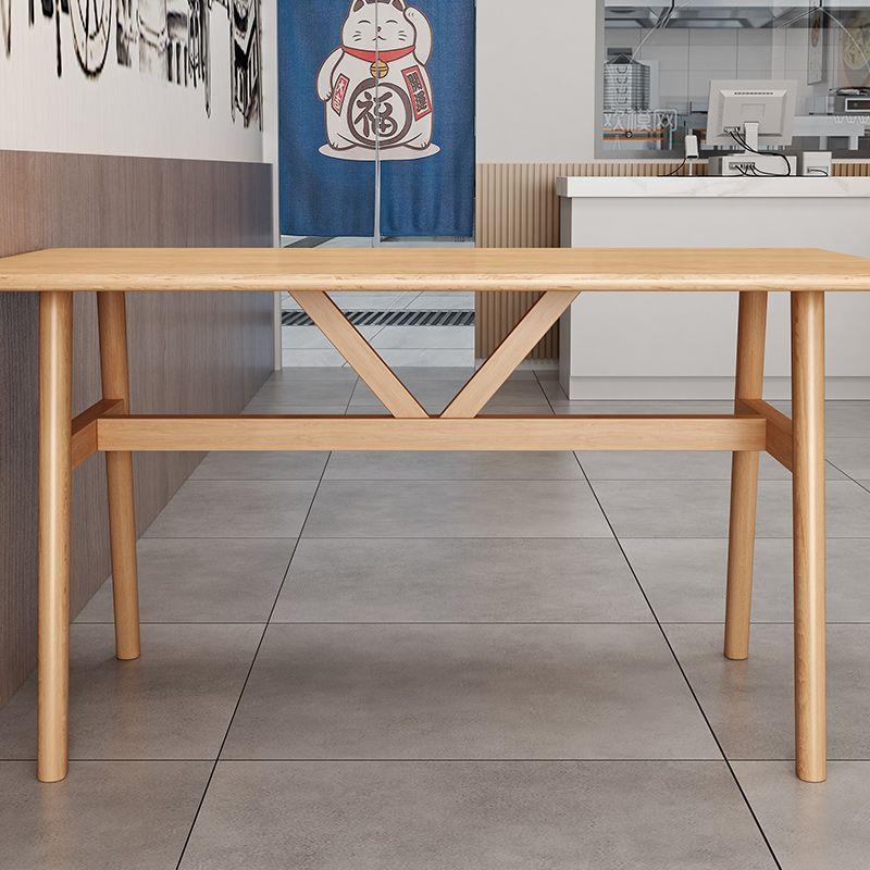 商用餐饮快餐店桌椅组合饭厅面馆早餐店经济型饭桌4人长方形桌子