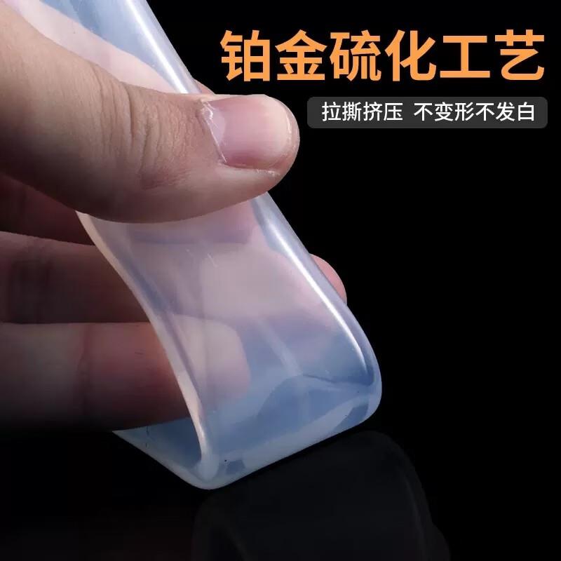 印咸硅胶管软管弹性水管透明耐高温饮水机家用胶皮无味硅橡胶管工