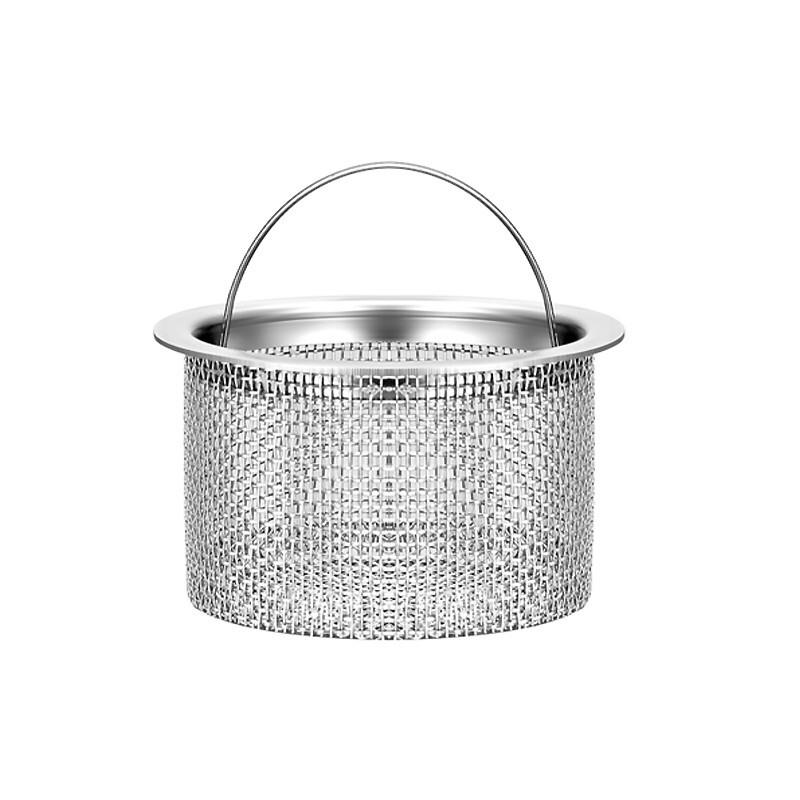 瑞克亚304不锈钢厨房水槽过滤网洗菜盆垃圾漏斗家用洗碗水池下水