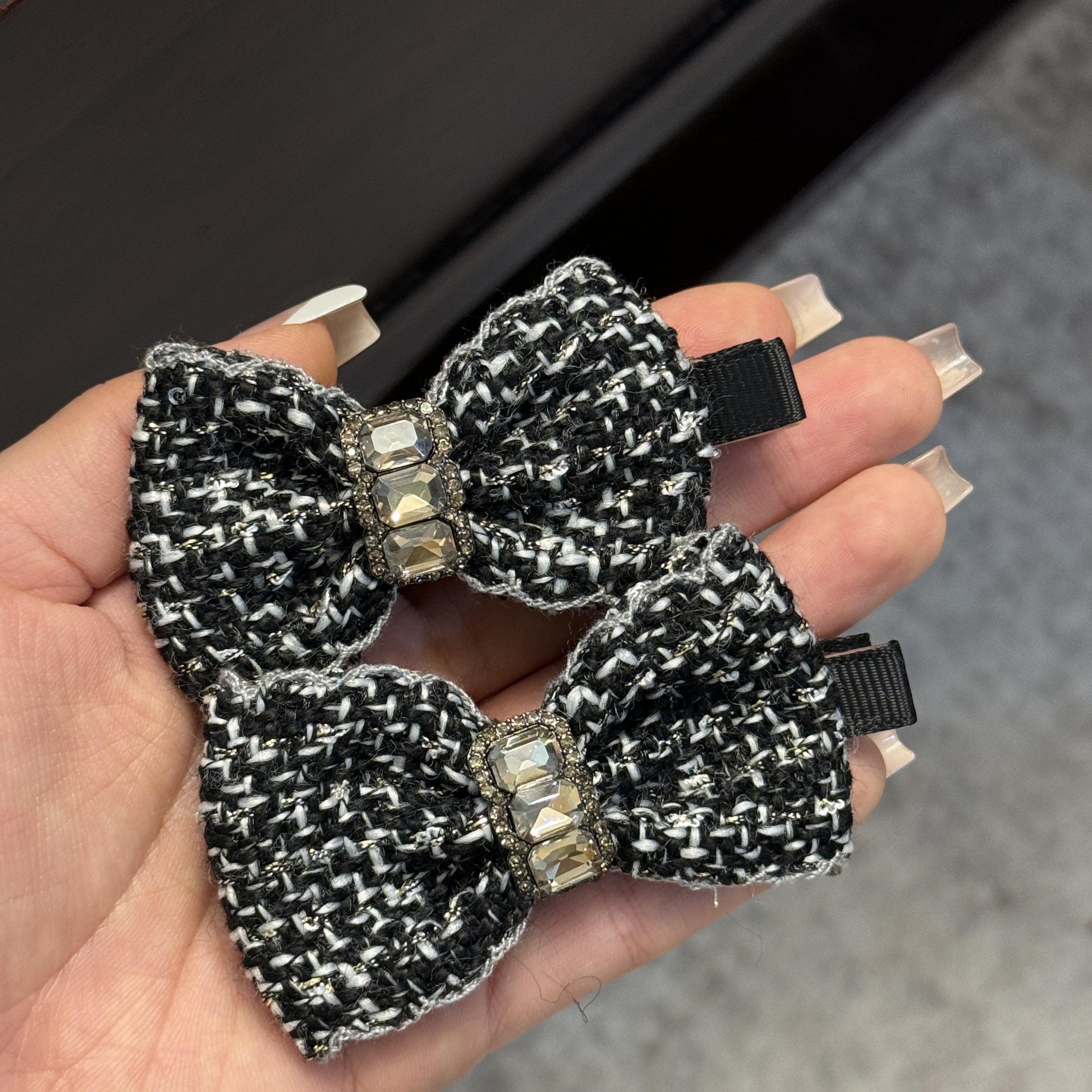 小香风钻钻蝴蝶结压夹（单只）,珠宝/钻石/翡翠,颈饰,淘宝优惠券,粉丝福利购,淘宝优惠卷