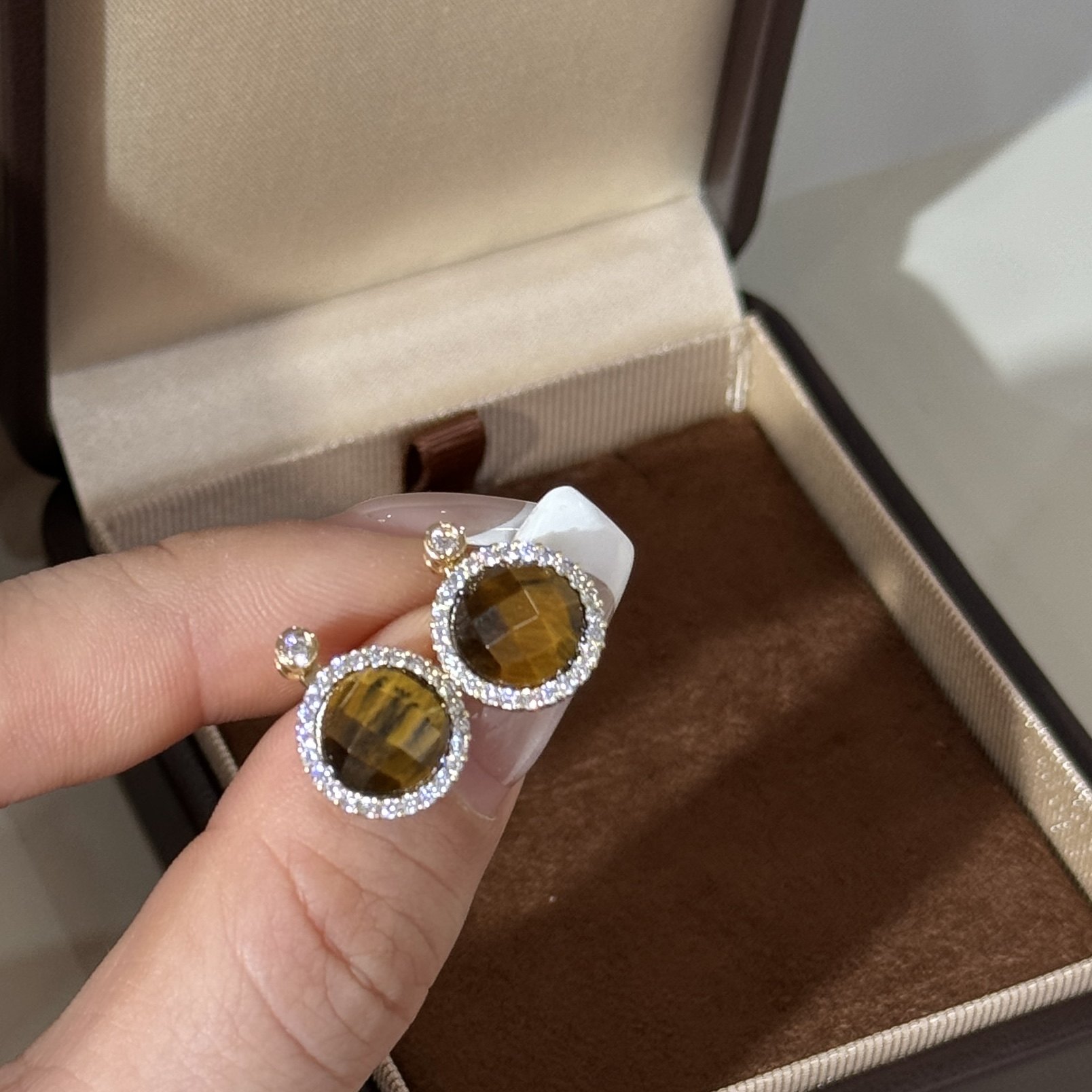 时来运转虎眼石耳环,珠宝/钻石/翡翠,颈饰,淘宝优惠券,粉丝福利购,淘宝优惠卷