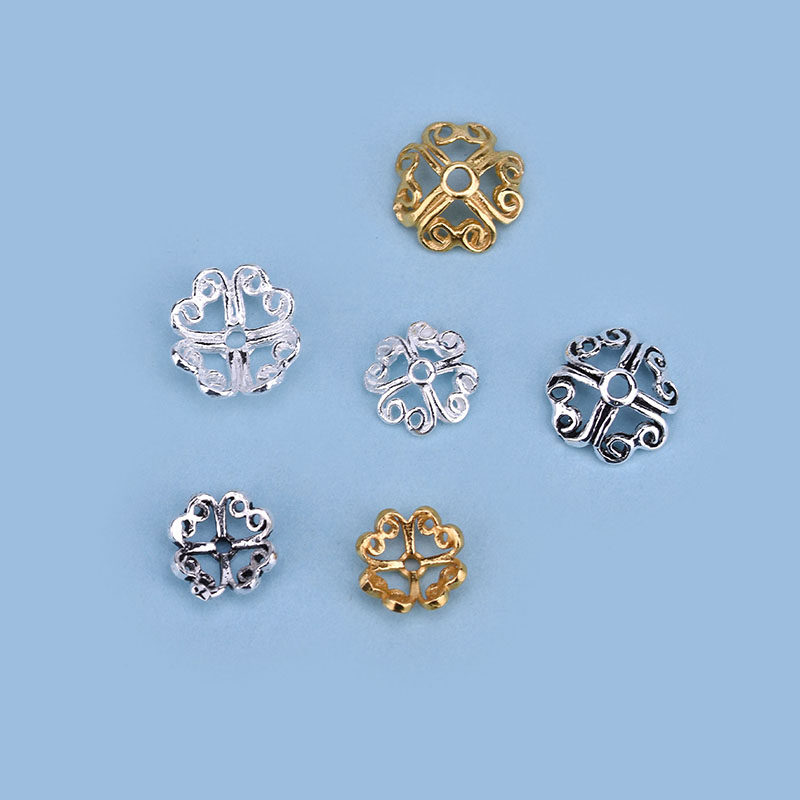 S925纯银复古幸运草花托 串珠花托隔片 手工DIY材料手链配件饰品,饰品/流行首饰/时尚饰品新,其他DIY饰品配件,淘宝优惠券,粉丝福利购,淘宝优惠卷